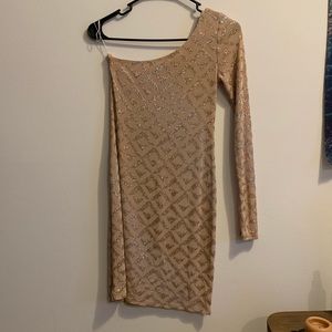 Jump Apparel Gold Dress